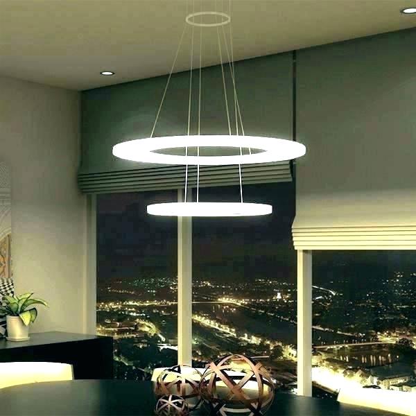 luminária de led pendente