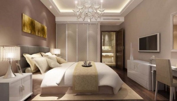quarto de casal neutro