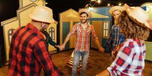 como fazer festa junina em casa local