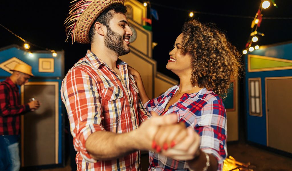 dança festa junina em casa