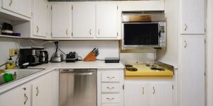 cozinha com armários de moda