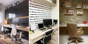 6 revestimentos poderosos da Shopee que elevam o visual do seu home office