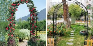ideias de arcos de jardim