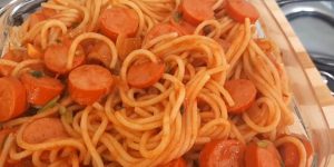 Receita de macarrão com salsicha